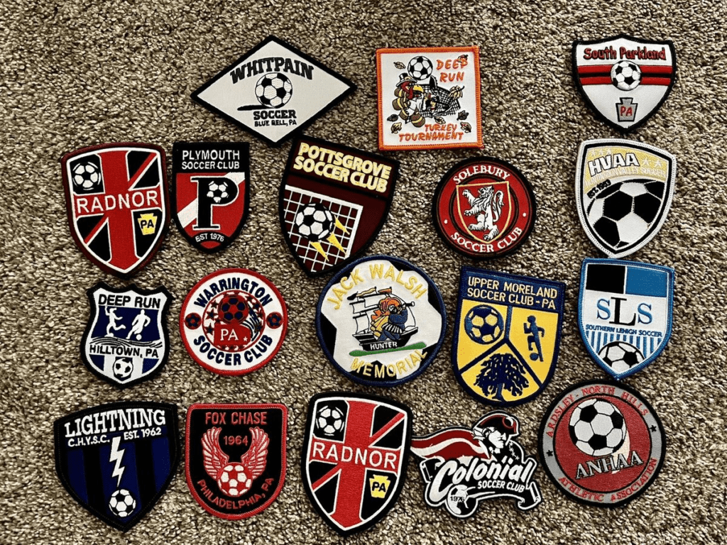 Embroidered Football Patches